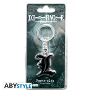 Death Note fém kulcstartó &quot;L - Symbol&quot;