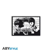 DEATH NOTE - hűtőmágnes - L & Light