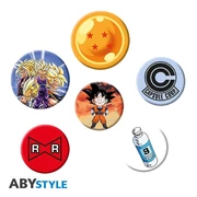 Dragon Ball kitűző szett &quot;DBZ/Mix&quot;