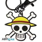 One Piece fém kulcstartó &quot;Skull - Luffy&quot;