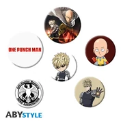 One Punch Man kitűző szett &quot;Saitama &amp; Genos&quot;