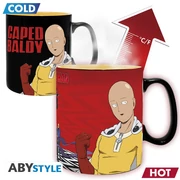 One Punch Man hőre változó bögre 460 ml &quot;Saitama &amp; Garou&quot;