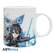 Sword Art Online bögre 320ml &quot;Asuna &amp; Kirito Swords&quot;