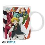 The Seven Deadly Sin bögre 320 ml &quot;Meliodas,Ban,King&quot;