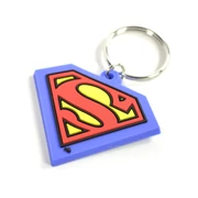 Superman gumi kulcstartó