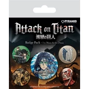 Attack on Titan Pin-Back
Buttons 5-Pack Season 4