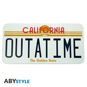 Back to the Future fémtábla "OUTATIME"