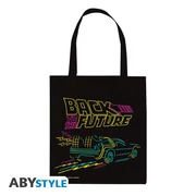 Back to the Future vászon táska "Neon DeLorean"