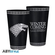 Game of Thrones pohár 400ml &quot;Stark&quot;