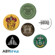 Harry Potter kitűző szett &quot;Mix&quot;