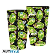 Rick and Morty pohár 400ml &quot;Portals&quot;
