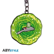 Rick and Morty mozgó kulcstartó &quot;Portal Gun&quot;