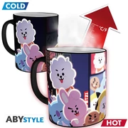 BT21 hőre változó bögre 320ml "Times Square"