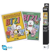BT21 plakátok &quot;Vintage Univertar 2&quot;