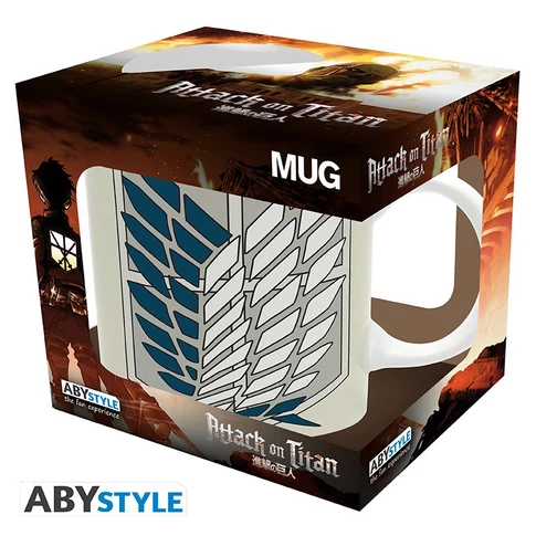 Attack on Titan bögre 320 ml 