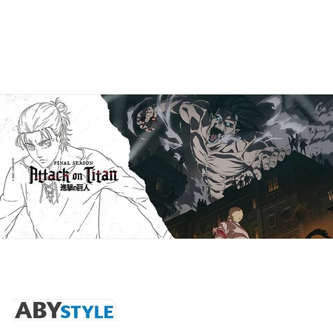 Attack on Titan bögre 320 ml 