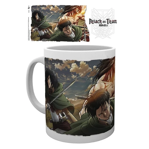Attack on Titan bögre 320 ml 