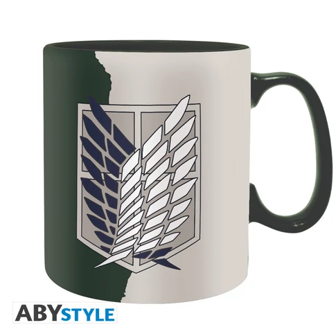 ATTACK ON TITAN - bögre - 460 ml - Emblem