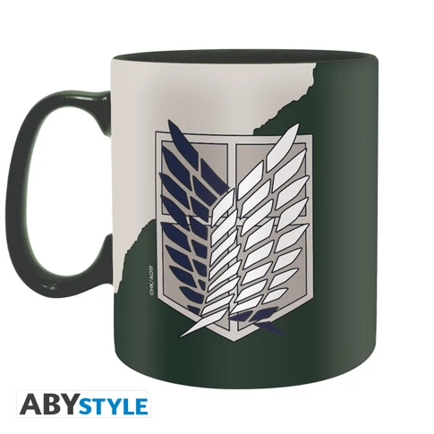 ATTACK ON TITAN - bögre - 460 ml - Emblem