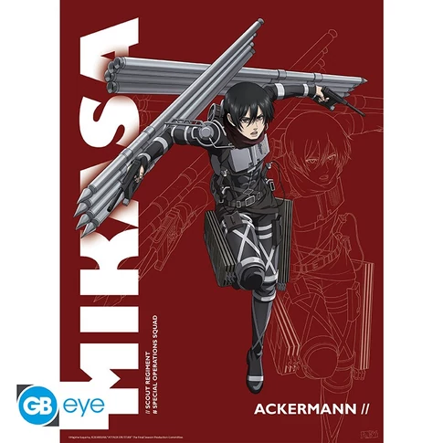 Attack on Titan poszterek 52x38cm 