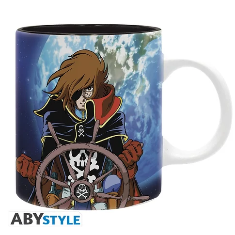 CAPTAIN HARLOCK - bögre - 320 ml - Harlock & ship