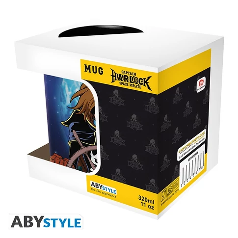 CAPTAIN HARLOCK - bögre - 320 ml - Harlock & ship