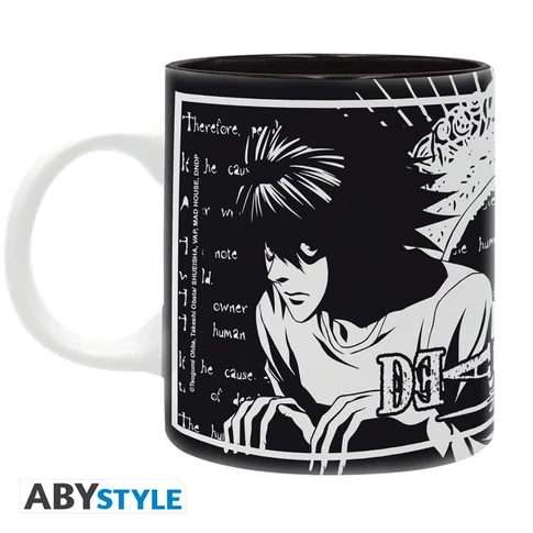 DEATH NOTE - bögre - 320 ml - Light vs L