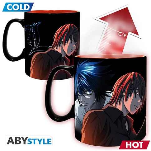 DEATH NOTE - hőre változó bögre- 460ml - L & Light