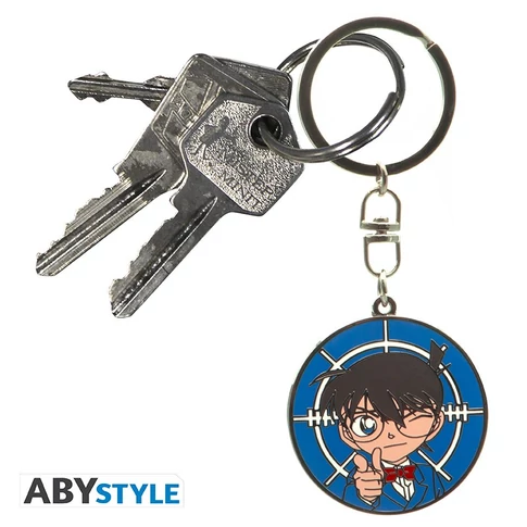 Detective Conan fém kulcstartó 