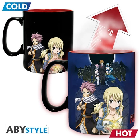 Fairy Tail hőre változó bögre 460 ml 