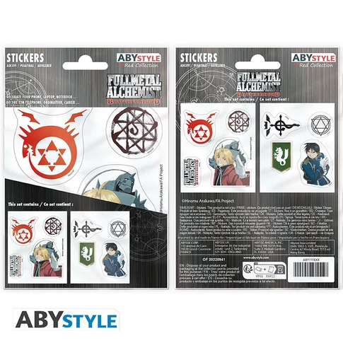 Fullmetal Alchemist matricák 
