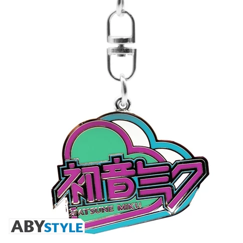 Hatsune Miku fém kulcstartó 