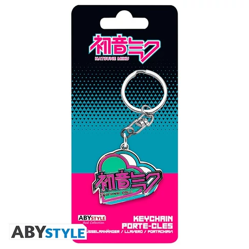 Hatsune Miku fém kulcstartó 