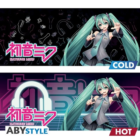 Hatsune Miku hőre változó bögre 460 ml
