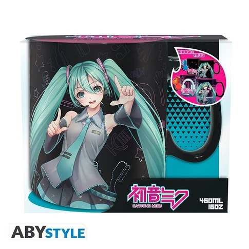 Hatsune Miku hőre változó bögre 460 ml