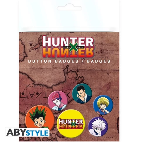 Hunter x Hunter kitűző szett 