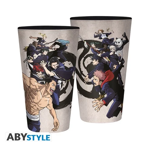 JUJUTSU KAISEN - üvegpohár - 400ml - Tokyo vs Kyoto