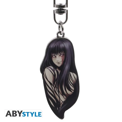 Junji Ito fém kulcstartó 