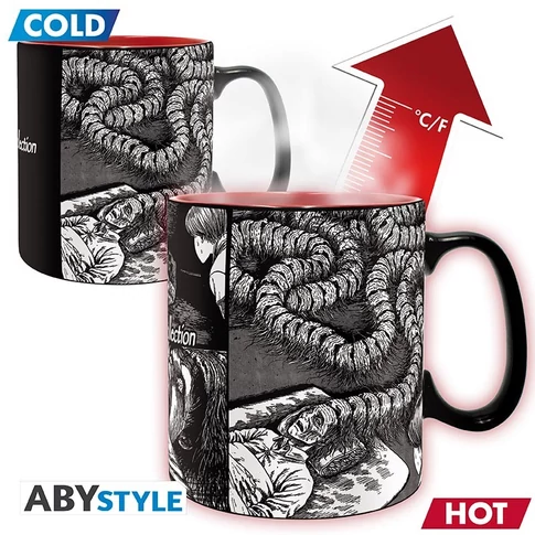 Junji Ito hőre változó bögre 460 ml 