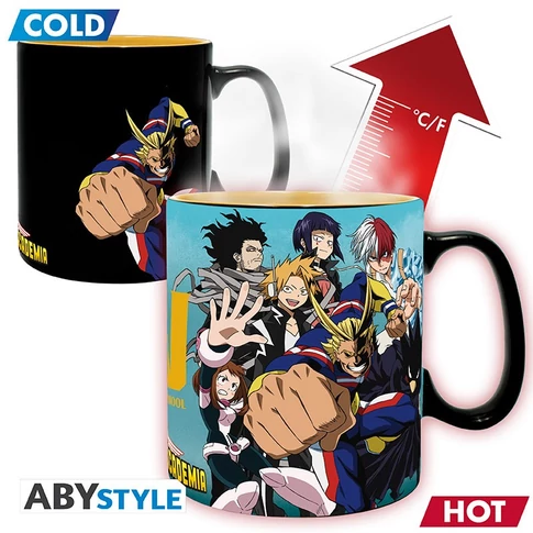 My Hero Academia hőre változó bögre 460 ml 