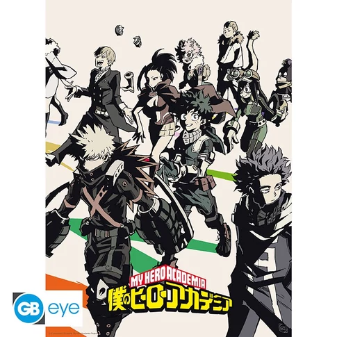 My Hero Academia poszterek 52x38cm Heroes/Villains