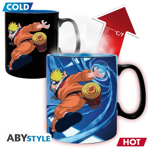 NARUTO - Mug Heat Change - 460 ml- Naruto & Sasuke