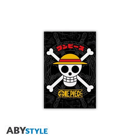ONE PIECE - hűtőmágnes - Strawhat Skull