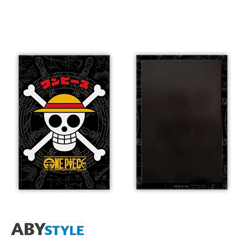 ONE PIECE - hűtőmágnes - Strawhat Skull