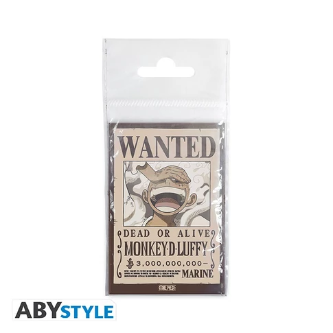 ONE PIECE - hűtőmágnes - Wanted Luffy