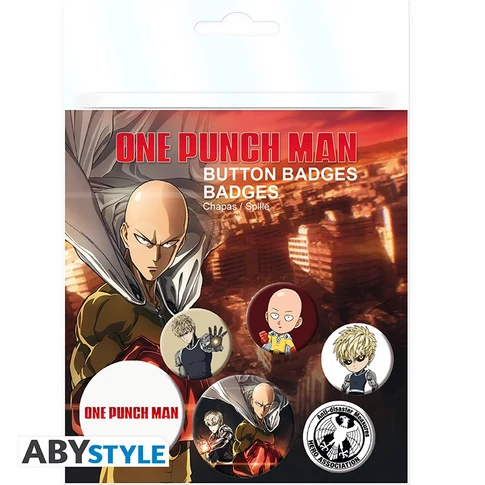 One Punch Man kitűző szett 