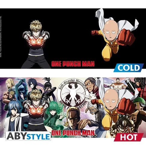 One Punch Man hőre változó bögre 460 ml 