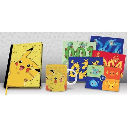 Pokemon - Pikachu (Pika Pika) ajándékszett