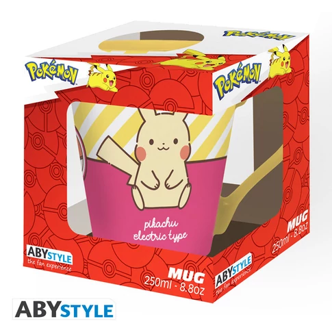 POKEMON - bögre - 250 ml - Pikachu Electric