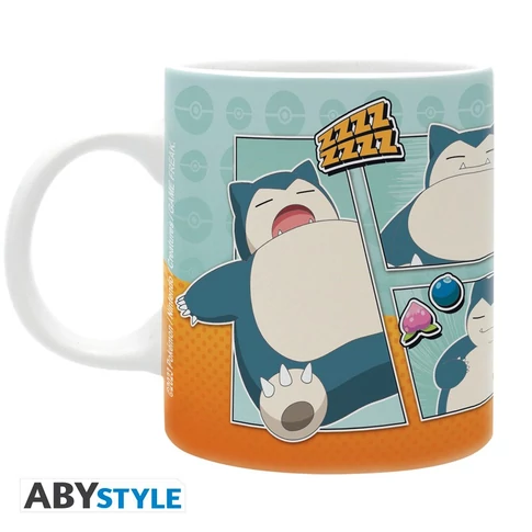 POKEMON - Bögre - 320 ml - Snorlax Comic Strip
